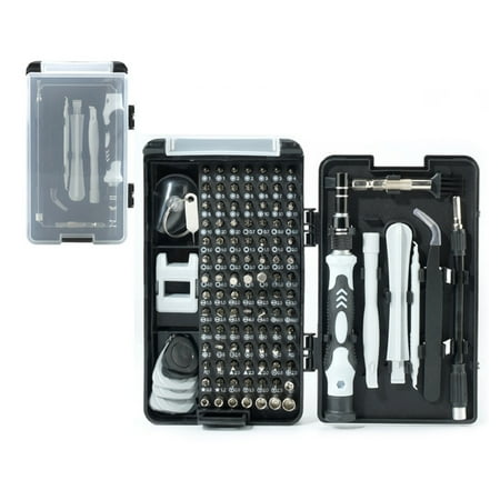 Precision Screwdriver Set Magnetic 115 in 1 Electronic Repair Tools Kit for Laptop Tablets Computer GameConsole
Precision Screwdriver Set Magnetic 115 in 1 Electronic Repair Tools Kit for Laptop Tablets Computer GameConsole