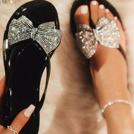 〖Yilirongyumm〗 Black 36 Slippers For Women Sandals Leisure Flash Rain Drilling Jelly Flats Bow Shoes Flip-Flops Women Beach Women s Slipper
〖Yilirongyumm〗 Black 36 Slippers For Women Sandals Leisure Flash Rain Drilling Jelly Flats Bow Shoes Flip-Flops Women Beach Women s Slipper