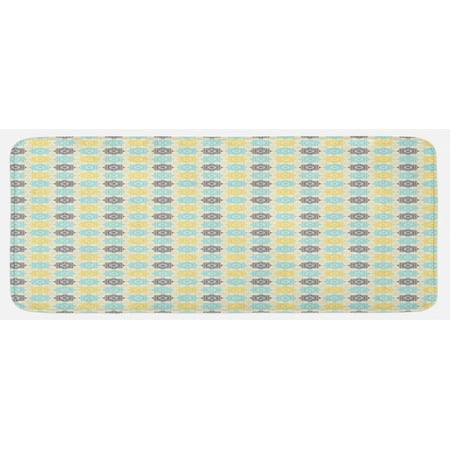Moroccan Kitchen Mat Symmetrical Pattern with Folkloric Art Motifs Fresh Colors Retro Plush Decorative Kitchen Mat with Non Slip Backing 47 X 19 Pale Blue Yellow by Ambesonne
Moroccan Kitchen Mat Symmetrical Pattern with Folkloric Art Motifs Fresh Colors Retro Plush Decorative Kitchen Mat with Non Slip Backing 47 X 19 Pale Blue Yellow by Ambesonne