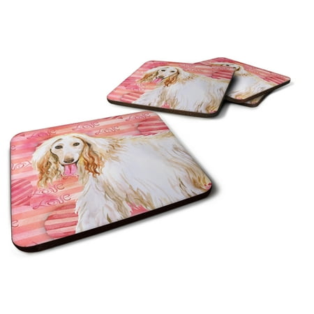 Carolines Treasures BB9789FC Afghan Hound Love Foam Coaster Set of 4 Red 3 1/2 x 3 1/2 multicolor
Carolines Treasures BB9789FC Afghan Hound Love Foam Coaster Set of 4 Red 3 1/2 x 3 1/2 multicolor