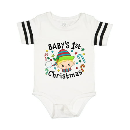 Inktastic Baby s 1st Christmas Elf Boy with Candy Canes Gift Baby Boy or Baby Girl Bodysuit
Inktastic Baby s 1st Christmas Elf Boy with Candy Canes Gift Baby Boy or Baby Girl Bodysuit