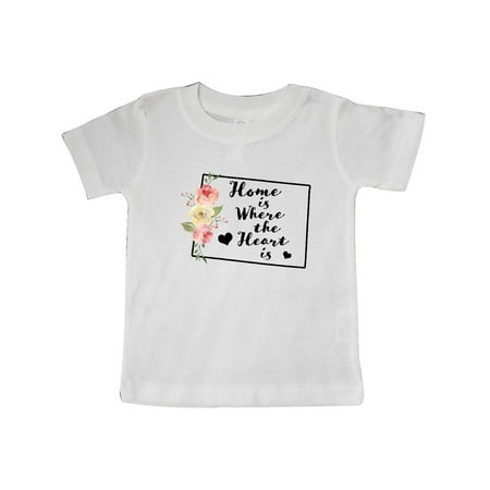 Inktastic Colorado Home is Where the Heart is with Watercolor Floral Gift Baby Boy or Baby Girl T-Shirt 
Inktastic Colorado Home is Where the Heart is with Watercolor Floral Gift Baby Boy or Baby Girl T-Shirt