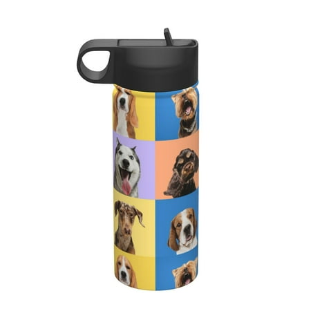 Qekee funny dogs Print 18OZ Sports Insulated Kettle Coffee Mug Travel Tea Mug Thermos Cup 18 Stainless Steel Water Bottle For Running Hiking Cycling
Qekee funny dogs Print 18OZ Sports Insulated Kettle Coffee Mug Travel Tea Mug Thermos Cup 18 Stainless Steel Water Bottle For Running Hiking Cycling