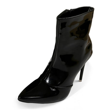 Ediodpoh Fashion Women Winter High Heel Zipper Solid Mid Boots Pointed Toe Shoes Booties for Women Black 9
Ediodpoh Fashion Women Winter High Heel Zipper Solid Mid Boots Pointed Toe Shoes Booties for Women Black 9