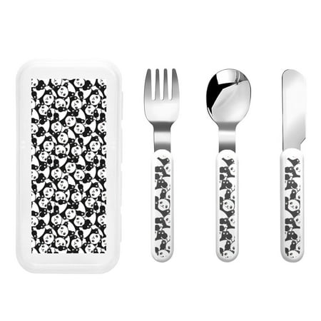 Matuu Seamless Pattern Cute Panda for Stainless Steel Kids Cutlery and Toddler Flatware Kids Utensil Set includes Knives Forks Spoons Ideal for Home and Preschools
Matuu Seamless Pattern Cute Panda for Stainless Steel Kids Cutlery and Toddler Flatware Kids Utensil Set includes Knives Forks Spoons Ideal for Home and Preschools