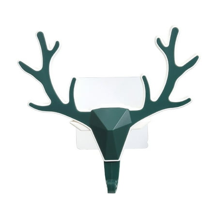 Tiitstoy Creative Antler Sticky Hook Coat and Hat Hook Door Porch Wall Decoration Deer Head Hanging Key Rack Free Punch Green
Tiitstoy Creative Antler Sticky Hook Coat and Hat Hook Door Porch Wall Decoration Deer Head Hanging Key Rack Free Punch Green