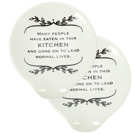 2Pcs Ceramic Spoon Rests Wear-resistant Scoop Holders Household Scoop Rests Spoon Supply
2Pcs Ceramic Spoon Rests Wear-resistant Scoop Holders Household Scoop Rests Spoon Supply