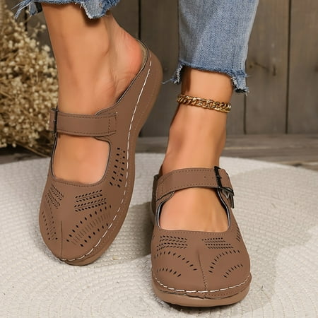 SHAOSZC Effortlessly Chic Solid Color Slip-On Sandals with Comfortable Open Toe Platform for Added Style
SHAOSZC Effortlessly Chic Solid Color Slip-On Sandals with Comfortable Open Toe Platform for Added Style