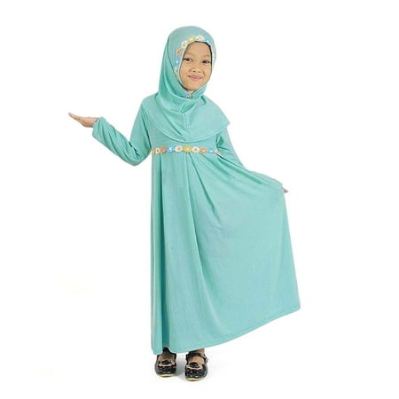 Augper Toddler Dress Winter Fall Dresses Clearance Girls Long Sleeve Solid Color Round Neck Dress Lace Turban Two Piece Muslim Children s Clothing Green
Augper Toddler Dress Winter Fall Dresses Clearance Girls Long Sleeve Solid Color Round Neck Dress Lace Turban Two Piece Muslim Children s Clothing Green