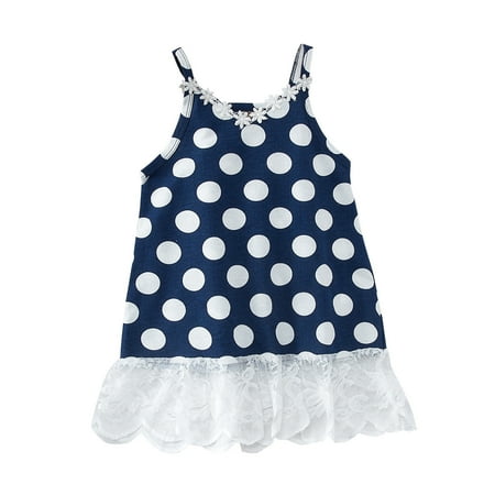 Youmylove Toddler Kids Girls Summer Strap Lace Patchwork Dot Print Princess Dress Casual Clothes Casual Fashion Clothing 
Youmylove Toddler Kids Girls Summer Strap Lace Patchwork Dot Print Princess Dress Casual Clothes Casual Fashion Clothing