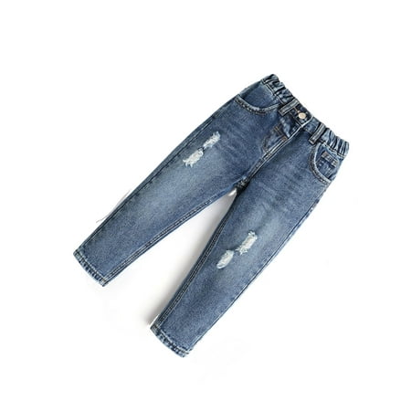 Plain Tapered/Carrot Medium Wash Toddler Boy Jeans ( Boy s)