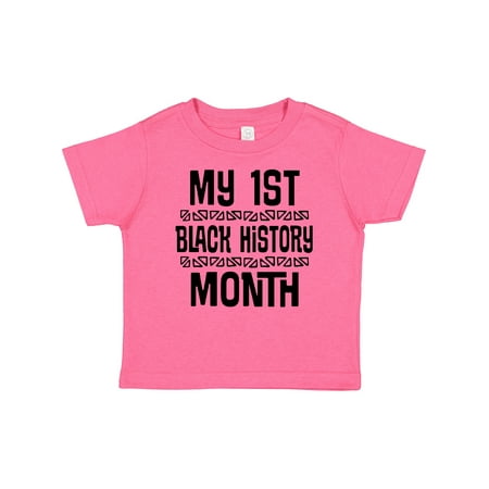 Inktastic My 1st Black History Month Gift Baby Boy or Baby Girl T-Shirt