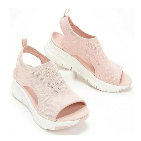 Thick Sole Beach Sandals for Women Soft and Wide Sandals with Leather Upper for Shopping Driving Walking 36 Pink
Thick Sole Beach Sandals for Women Soft and Wide Sandals with Leather Upper for Shopping Driving Walking 36 Pink