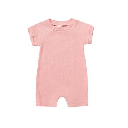 TUOBARR Toddler Baby Girl Summe Summer Solid Color Round Neck Pullover One-piece Romper Pink (0-24Months)
TUOBARR Toddler Baby Girl Summe Summer Solid Color Round Neck Pullover One-piece Romper Pink (0-24Months)