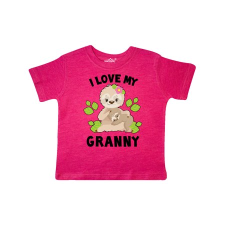 Inktastic Cute Sloth I Love My Granny with Green Leaves Gift Toddler Boy or Toddler Girl T-Shirt
Inktastic Cute Sloth I Love My Granny with Green Leaves Gift Toddler Boy or Toddler Girl T-Shirt