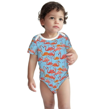 Fotbe Flamingo Pattern Unisex-baby Short-sleeve Bodysuit Short Sleeve Bodysuits One-piece 100% Organic Cotton for Infant Baby Boys Unisex-6 Months
Fotbe Flamingo Pattern Unisex-baby Short-sleeve Bodysuit Short Sleeve Bodysuits One-piece 100% Organic Cotton for Infant Baby Boys Unisex-6 Months