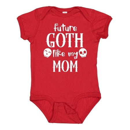 Inktastic Future Goth Like My Mom with Skulls Gift Baby Boy or Baby Girl Bodysuit
Inktastic Future Goth Like My Mom with Skulls Gift Baby Boy or Baby Girl Bodysuit