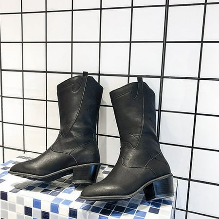 NECHOLOGY Womens Boots Size 9.5 Wide Calf Middle Toe Women Shoes Color Embroidery Round High Solid Mid Calf Boots 8.5 Black 7
NECHOLOGY Womens Boots Size 9.5 Wide Calf Middle Toe Women Shoes Color Embroidery Round High Solid Mid Calf Boots 8.5 Black 7