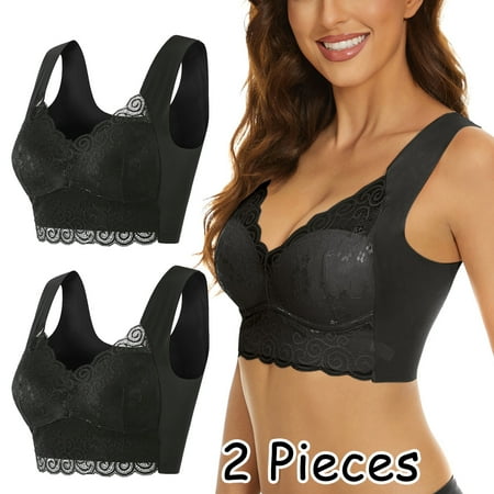 Noarlalf bras for women 2 Pieces Lace Bra Plus Size Bra Women Underwear Bralette Crop Top Sexy Female Bra Large Top Female Push Up Briere Laced Bra underwear women
Noarlalf bras for women 2 Pieces Lace Bra Plus Size Bra Women Underwear Bralette Crop Top Sexy Female Bra Large Top Female Push Up Briere Laced Bra underwear women