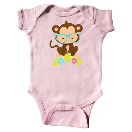 Inktastic Cute Monkey With Eyeglasses Colorful Flowers Gift Baby Boy or Baby Girl Bodysuit
Inktastic Cute Monkey With Eyeglasses Colorful Flowers Gift Baby Boy or Baby Girl Bodysuit