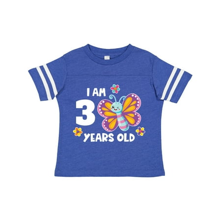 Inktastic I Am 3 Years Old Cute Smiling Butterfly with Flowers Gift Toddler Toddler Girl T-Shirt
Inktastic I Am 3 Years Old Cute Smiling Butterfly with Flowers Gift Toddler Toddler Girl T-Shirt