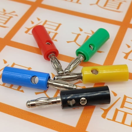 10pcs Banana Plug Video Receiver Part Banana Plug Replacement Audio Connector