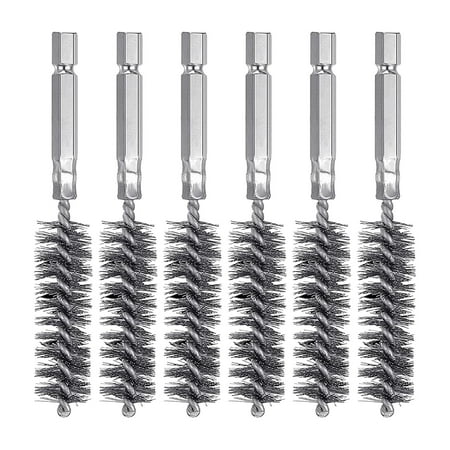 Small Stainless Steel Bore Brush Wire Brush Remove Rust Hex Shank Handle Easy to Use Wire Tube Cleaning for Power Drill Cleaning Accessories
Small Stainless Steel Bore Brush Wire Brush Remove Rust Hex Shank Handle Easy to Use Wire Tube Cleaning for Power Drill Cleaning Accessories
