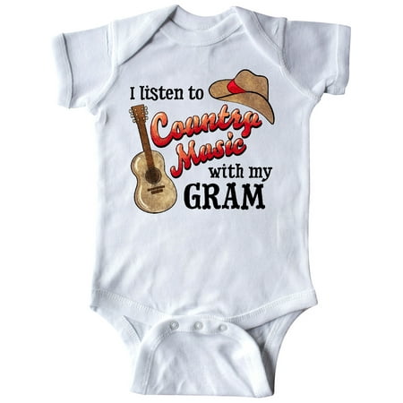 Inktastic I Listen to Country Music with my Gram Guitar and Hat Gift Baby Boy or Baby Girl Bodysuit
Inktastic I Listen to Country Music with my Gram Guitar and Hat Gift Baby Boy or Baby Girl Bodysuit