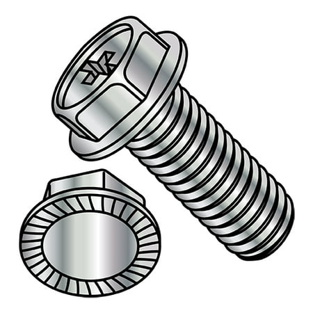 6-32X3/8 Phillips Hex Washer Serrated Machine Screw Full Thread Nickel (Pack Qty 10 000) BC-0606MPWSNP
6-32X3/8 Phillips Hex Washer Serrated Machine Screw Full Thread Nickel (Pack Qty 10 000) BC-0606MPWSNP