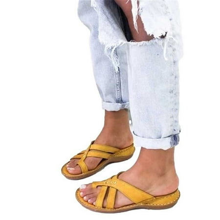 Wandatree Womens Summer Sandals Casual Footwear Casual Roman Flip-flops Slippers
Wandatree Womens Summer Sandals Casual Footwear Casual Roman Flip-flops Slippers