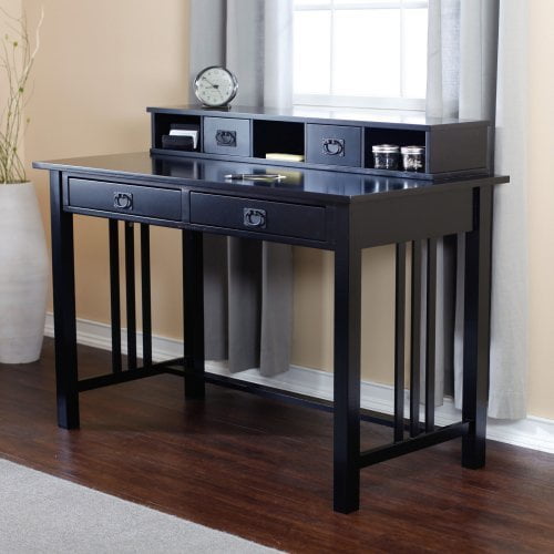 The Mission Writing Desk Collection - Black
