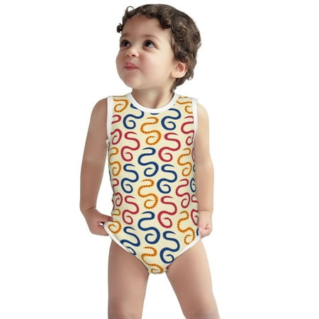 Vsdgher Snake Print Baby Unisex Baby Cotton Sleeveless Bodysuits Soft and velvety comfortable and breathable
Vsdgher Snake Print Baby Unisex Baby Cotton Sleeveless Bodysuits Soft and velvety comfortable and breathable