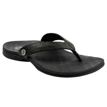 Revitalign RV4200610 Womens Chameleon Sandals Black - Size 10