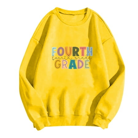 WUDATI Teacher Sweatshirt First Day of School Graphic Crewneck Long Sleeve Top for Women Back to School Outfit Casual Daily Wear Autumn Winter Work
WUDATI Teacher Sweatshirt First Day of School Graphic Crewneck Long Sleeve Top for Women Back to School Outfit Casual Daily Wear Autumn Winter Work