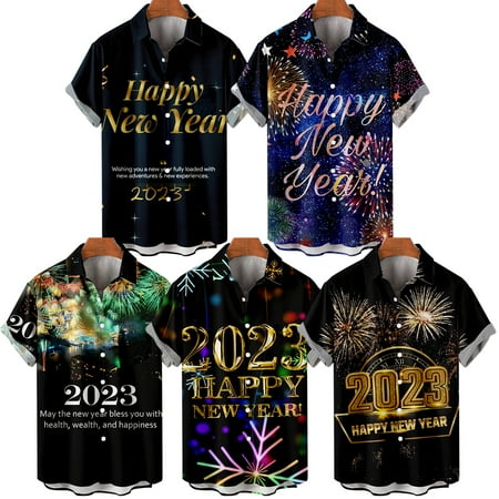 MLFU Unisex Youth New Year Graphic Hawaiian Shirts with Breast Pocket Cotton Costume for Men Women
MLFU Unisex Youth New Year Graphic Hawaiian Shirts with Breast Pocket Cotton Costume for Men Women