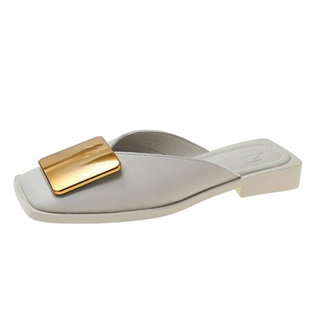 MIASHUI Women s Slippers Women Slippers Fashion Spring and Summer Pattern Square Toe Retro Comfortable Square Heel Non Slip Slip On Sandals White 6.5
MIASHUI Women s Slippers Women Slippers Fashion Spring and Summer Pattern Square Toe Retro Comfortable Square Heel Non Slip Slip On Sandals White 6.5