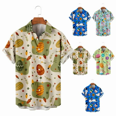 Easter Adult Kids Button Down Short Sleeve Hawaiian Shirt Regular Fit Summer Clothing Regular & Big Man Sizes
Easter Adult Kids Button Down Short Sleeve Hawaiian Shirt Regular Fit Summer Clothing Regular & Big Man Sizes