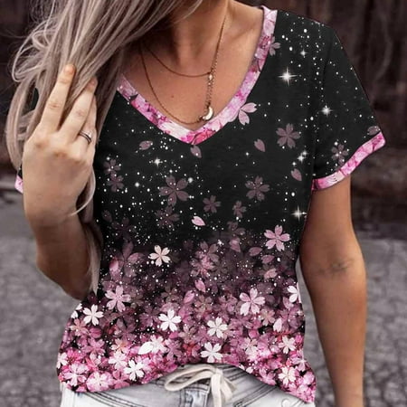 OKBOP Scrub Tops Fashion Causal V-Neck Printing Short Sleeve T-Shirt Summer Pirate Blouse Shirts for Women
OKBOP Scrub Tops Fashion Causal V-Neck Printing Short Sleeve T-Shirt Summer Pirate Blouse Shirts for Women