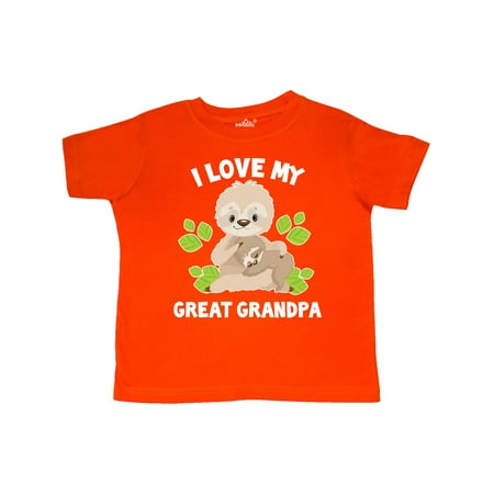 Inktastic Cute Sloth I Love My Great Grandpa with Green Leaves Gift Toddler Boy or Toddler Girl T-Shirt
Inktastic Cute Sloth I Love My Great Grandpa with Green Leaves Gift Toddler Boy or Toddler Girl T-Shirt