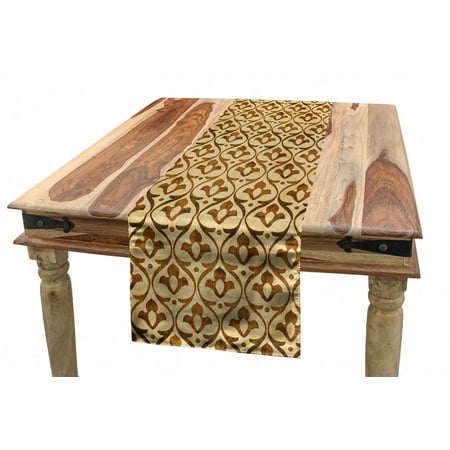 Retro Table Runner Worn out Look Abstract Pattern with Ornamental Wavy Horizontal Stems in Repeat Dining Room Kitchen Rectangular Runner 3 Sizes by Ambesonne
Retro Table Runner Worn out Look Abstract Pattern with Ornamental Wavy Horizontal Stems in Repeat Dining Room Kitchen Rectangular Runner 3 Sizes by Ambesonne