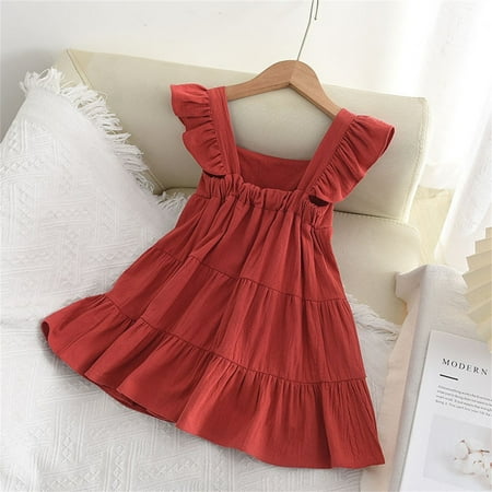 Cathalem Christmas Dress for Toddler Toddler Kids Baby Girls Linen Vintage Dress Ruffle Retro Solid Long Sleeve Children Dress Dress Wine 5-6 Years
Cathalem Christmas Dress for Toddler Toddler Kids Baby Girls Linen Vintage Dress Ruffle Retro Solid Long Sleeve Children Dress Dress Wine 5-6 Years