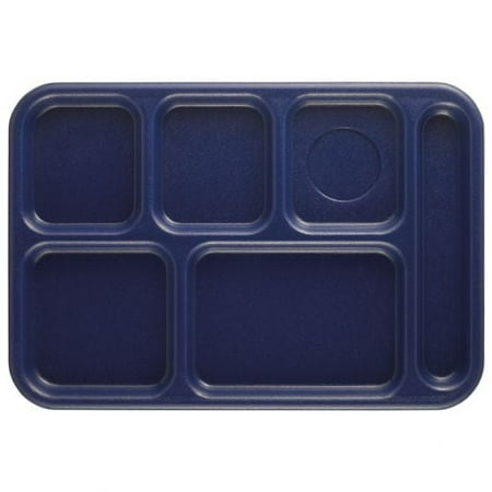 2 Pcs Cambro 10146CW186 Navy Blue 10 Inch x 14 1/2 Inch 6-Compartment Rectangular Polycarbonate Camwear School Serving Tray Each
2 Pcs Cambro 10146CW186 Navy Blue 10 Inch x 14 1/2 Inch 6-Compartment Rectangular Polycarbonate Camwear School Serving Tray Each