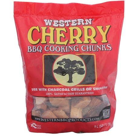28081 Cherry Cooking Wood Chunks, 100% Natural By WESTERN