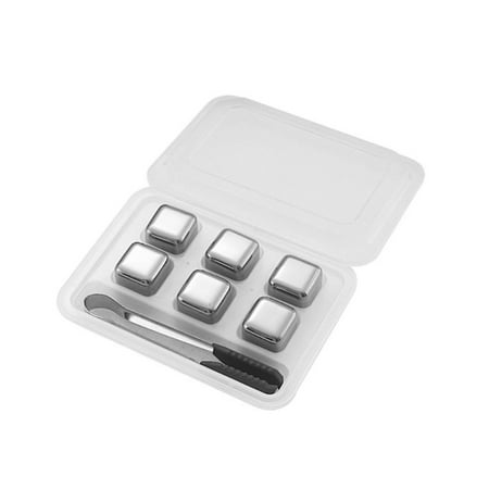 Whiskey Stones Reusable Ice Cubes High Cooling Technology 304 Stainless Steel Ice Cube for Whiskey Vodka Liqueurs Wine Beverage Juice or Soda Gift for Men Dad
Whiskey Stones Reusable Ice Cubes High Cooling Technology 304 Stainless Steel Ice Cube for Whiskey Vodka Liqueurs Wine Beverage Juice or Soda Gift for Men Dad
