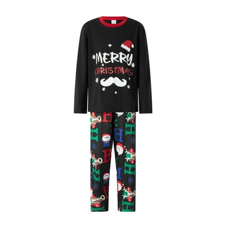 Eyicmarn Family Matching Christmas Pajamas Cartoon Print Long-Sleeved Tops + Elastic Waist Trousers
Eyicmarn Family Matching Christmas Pajamas Cartoon Print Long-Sleeved Tops + Elastic Waist Trousers