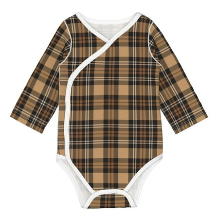 Gaeub khaki coffee plaid Unisex Babies Long-Sleeve Bodysuit 100% Organic Cotton-12 Months
Gaeub khaki coffee plaid Unisex Babies Long-Sleeve Bodysuit 100% Organic Cotton-12 Months