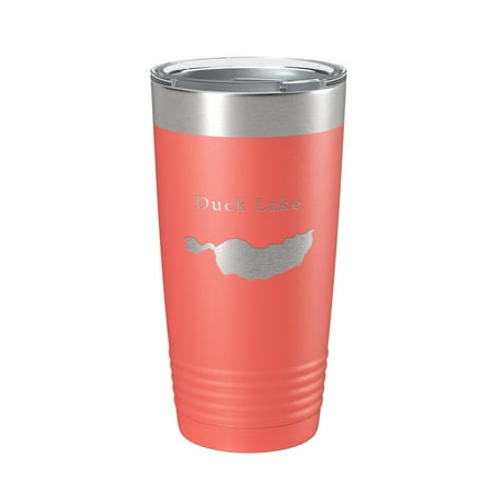 Duck Lake Map Tumbler Travel Mug Insulated Laser Engraved Coffee Cup Muskegon County Michigan 20 oz Coral
Duck Lake Map Tumbler Travel Mug Insulated Laser Engraved Coffee Cup Muskegon County Michigan 20 oz Coral
