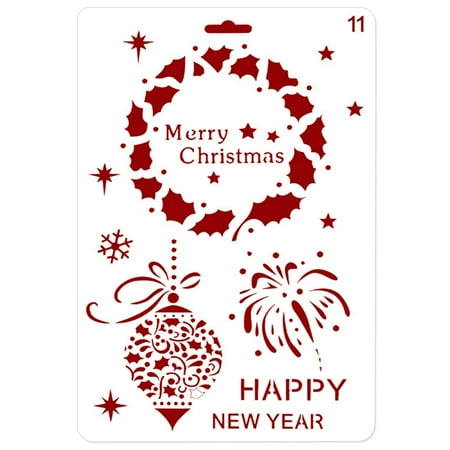 Hloma Cake Stencil Xmas Theme Hollow Out Decorative PET Christmas Fondant Cake Rim Mesh Embossing Stamp Mold for Baking
Hloma Cake Stencil Xmas Theme Hollow Out Decorative PET Christmas Fondant Cake Rim Mesh Embossing Stamp Mold for Baking