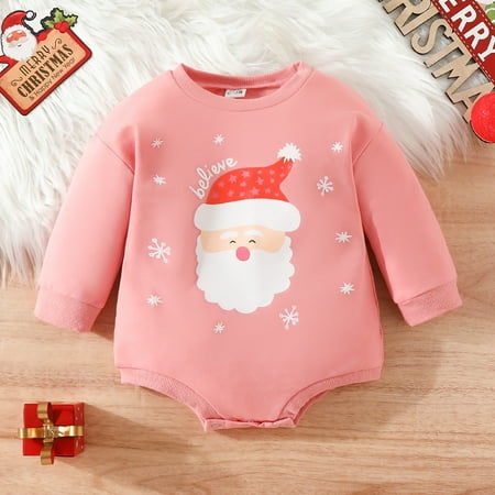 GHSuoui Infant Boys Girls Long Sleeve Christmas Cartoon Prints Romper Jumpsuit Newborn Bodysuits Clothes
GHSuoui Infant Boys Girls Long Sleeve Christmas Cartoon Prints Romper Jumpsuit Newborn Bodysuits Clothes