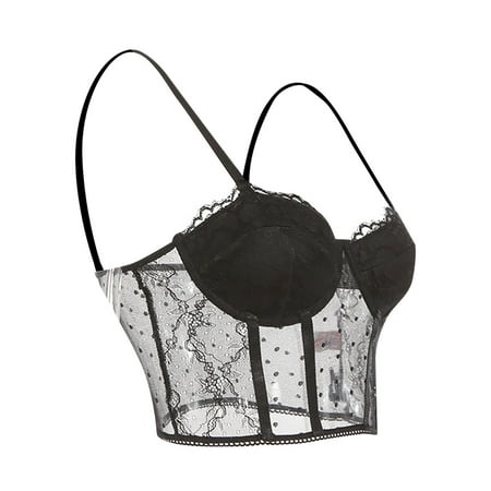 Summer Savings Clearance 2023! Loopsun Womens Bras Underwire Push Up Solid Sexy Lace Strap Vest Wear Outside with Underlay French Underwear Bra Black
Summer Savings Clearance 2023! Loopsun Womens Bras Underwire Push Up Solid Sexy Lace Strap Vest Wear Outside with Underlay French Underwear Bra Black
